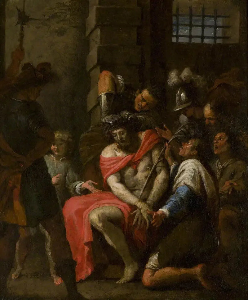 A zombaria de Cristo - Antoine van Dyck
