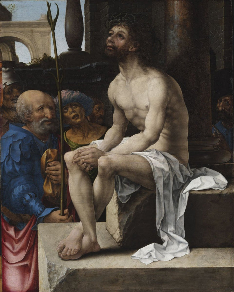 A zombaria de Cristo - Jan Gossaert