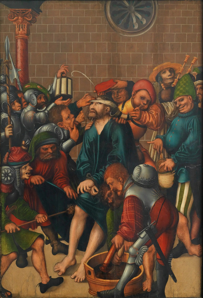 A zombaria de Cristo - Lucas Cranach, o Velho