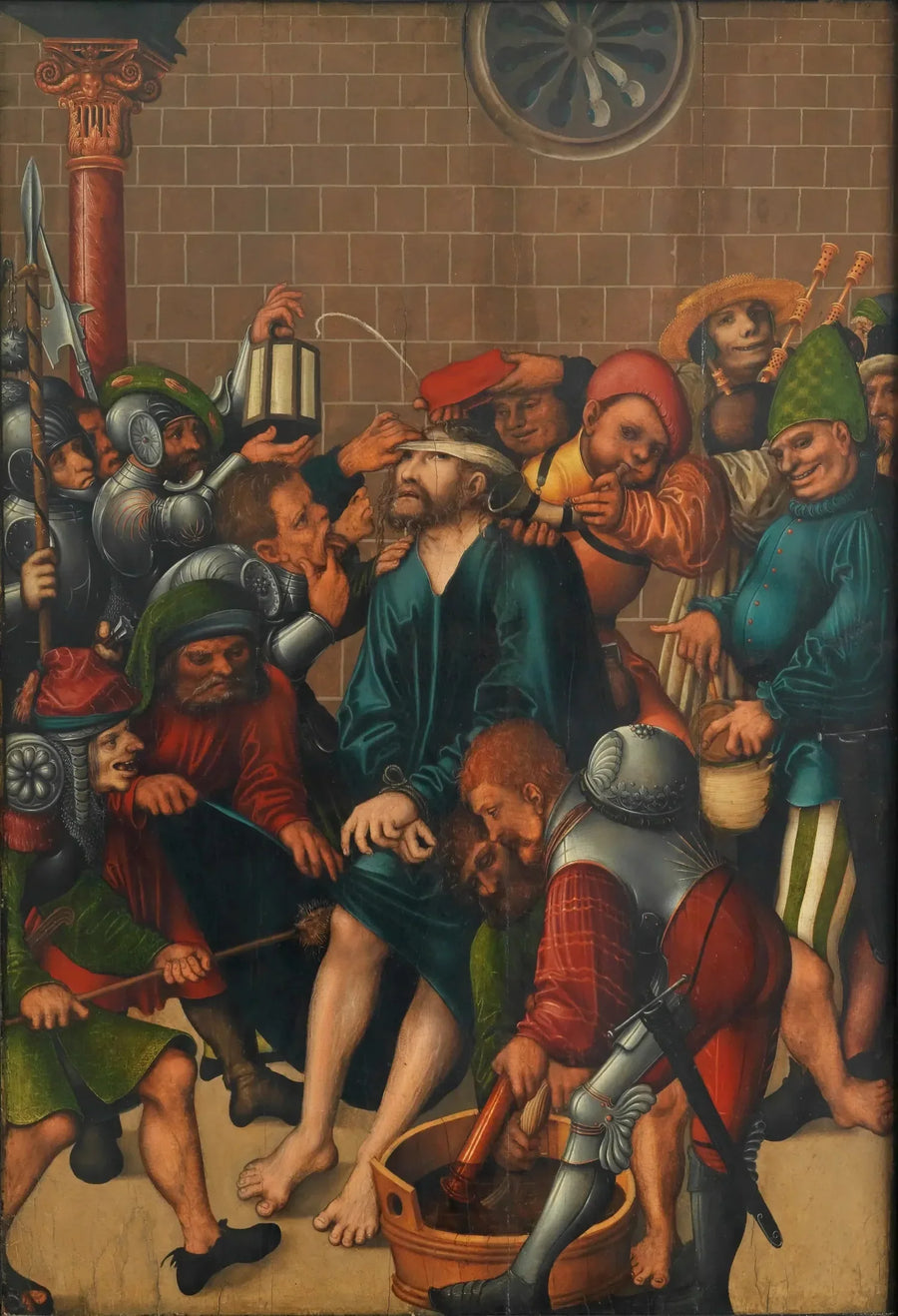 A zombaria de Cristo - Lucas Cranach, o Velho