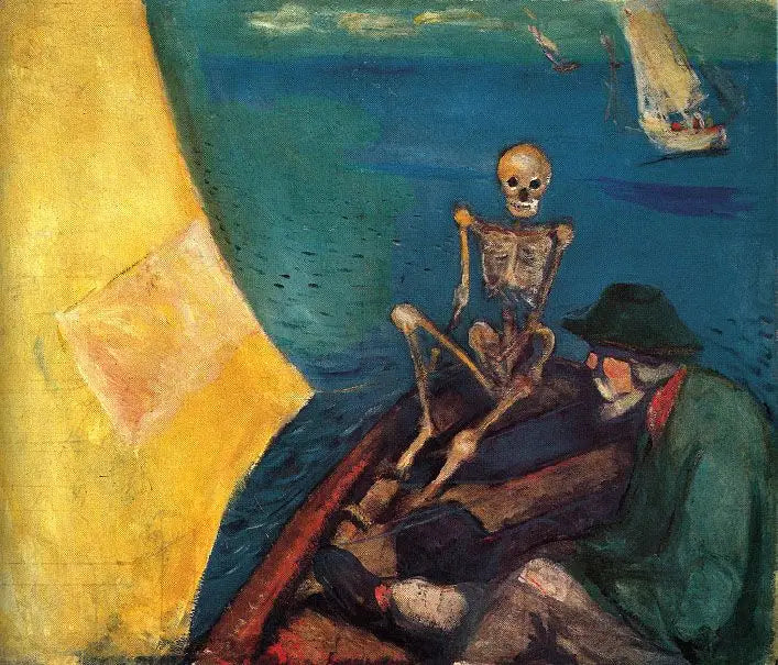 A Morte na Barra - Edvard Munch