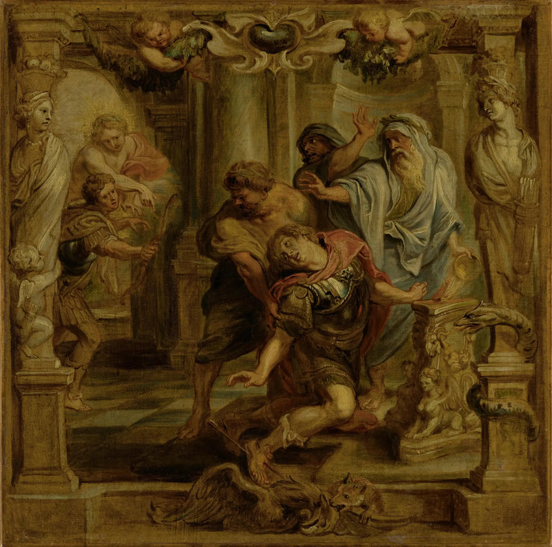 A morte de Aquiles - Peter Paul Rubens