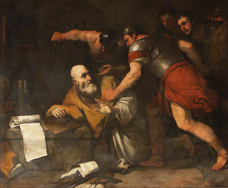 A morte de Arquimedes - Luca Giordano