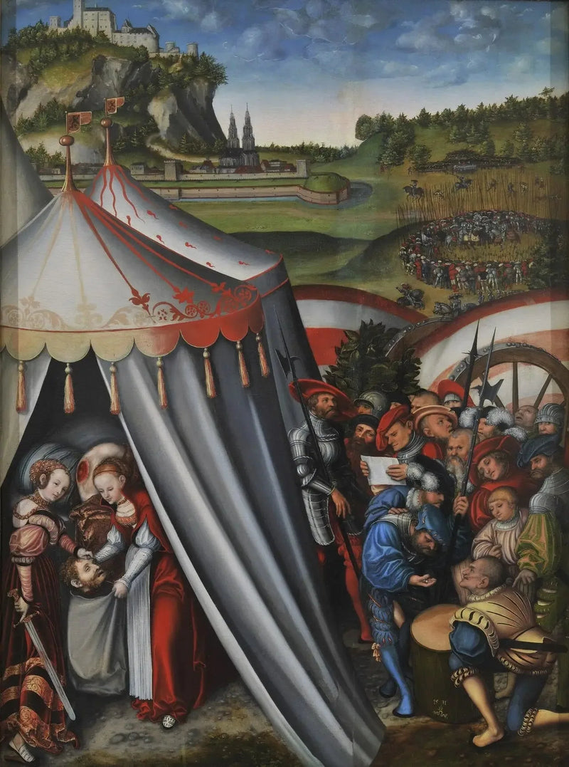 A morte de Holofrane - Lucas Cranach, o Velho