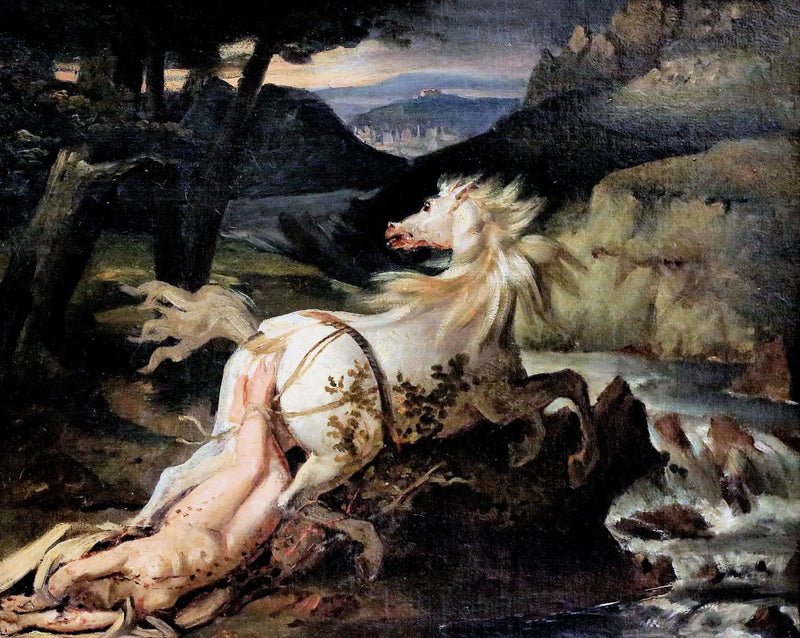 A morte de Brunehilde - Théodore Géricault