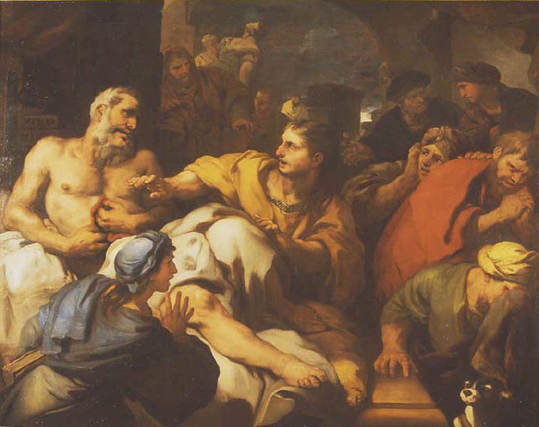 A Morte de Catão - Luca Giordano