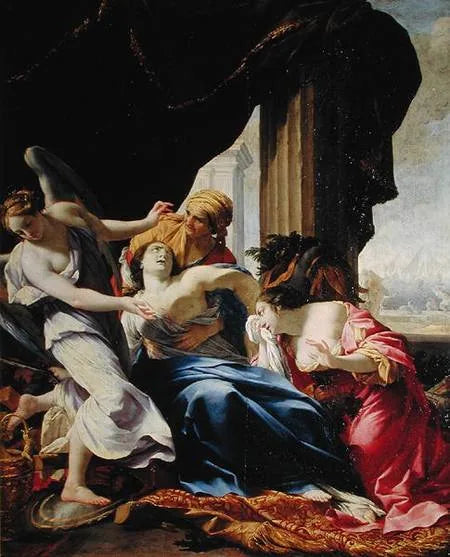 A morte de Dido - Simon Vouet