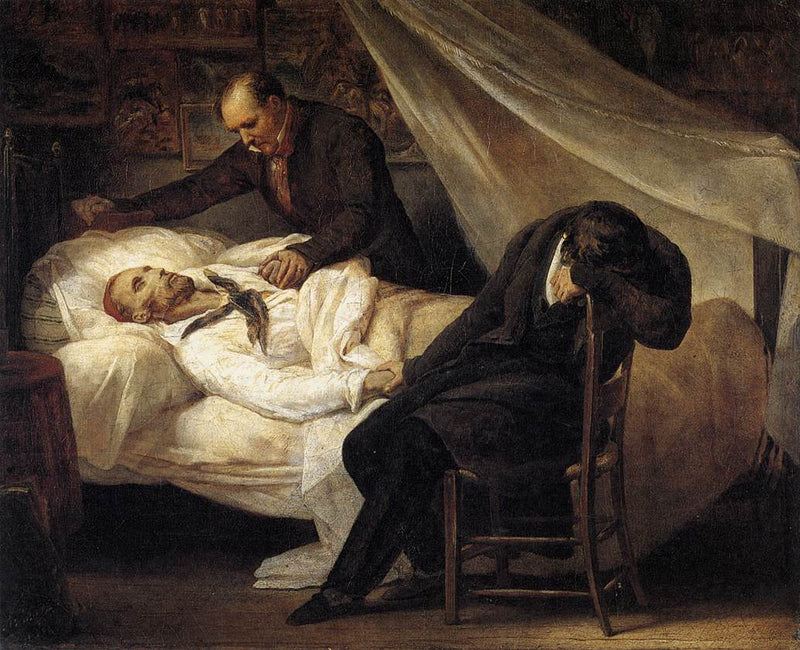 A Morte de Géricault - Ary Scheffer