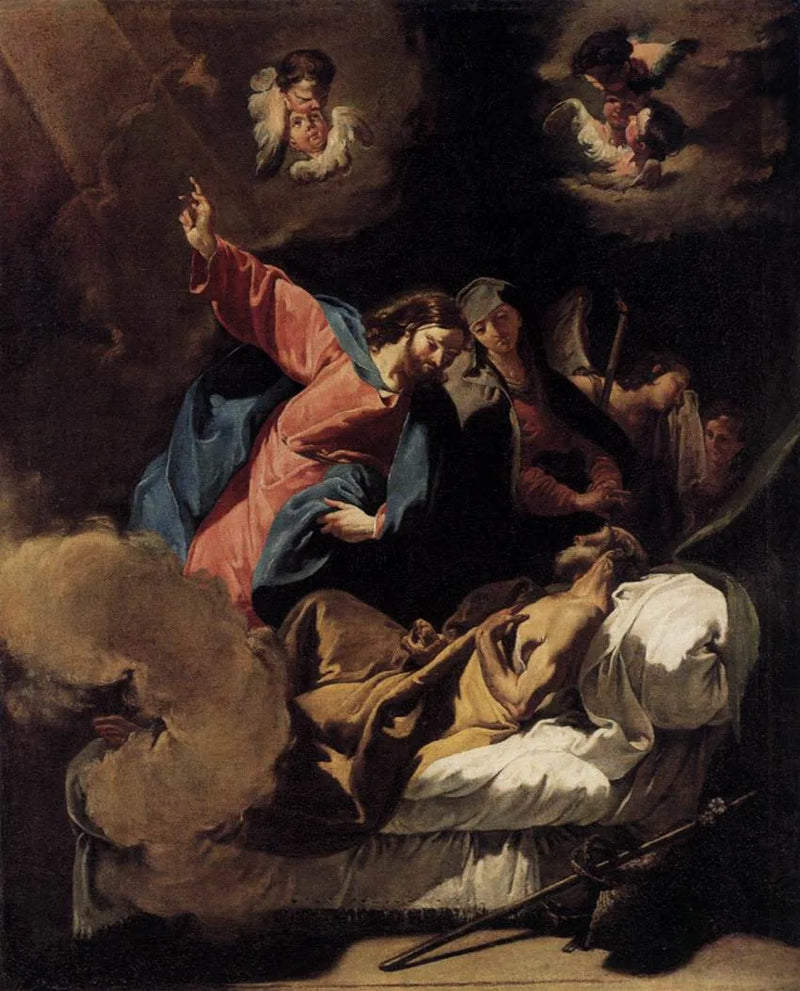 A morte de Joseph - Giovanni Battista Pittoni