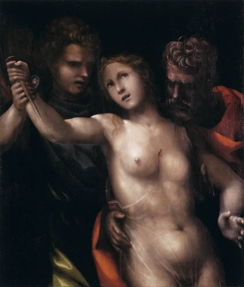 A morte de Lucrécia - Il Sodoma (Giovanni Antonio Bazzi)