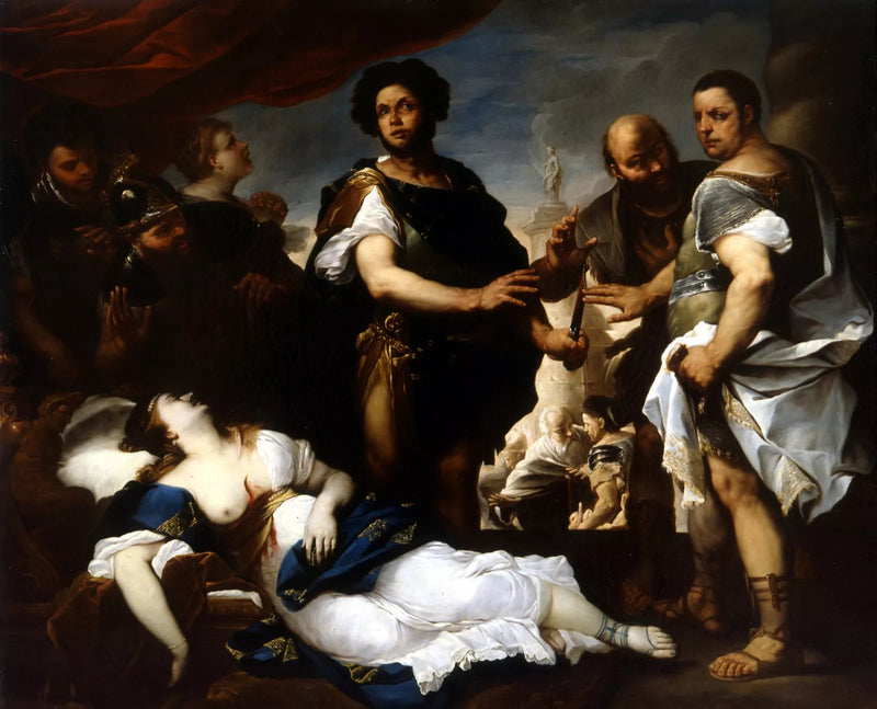 A Morte de Lucrécia - Luca Giordano