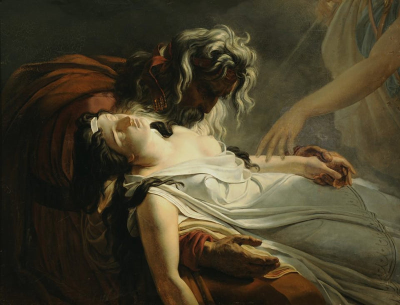 A morte de Malvina - Ary Scheffer