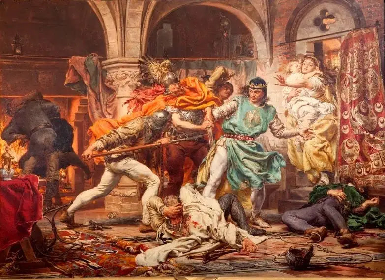A Morte de Przemysl II - Jan Matejko