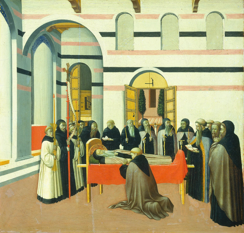 A morte de São Antônio - Mestre da Osservanza