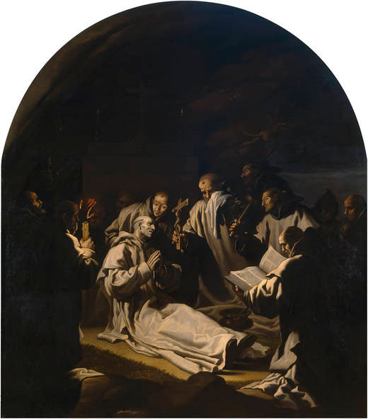 La mort de saint Bruno - Vincenzo Carducci image 1 reproduction de peinture à l’huile