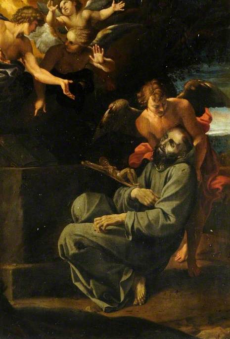 A Morte de São Francisco (O Êxtase de São Francisco) - Annibale Carracci
