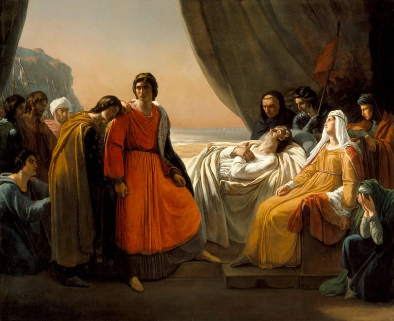 A morte de São Luís - Ary Scheffer