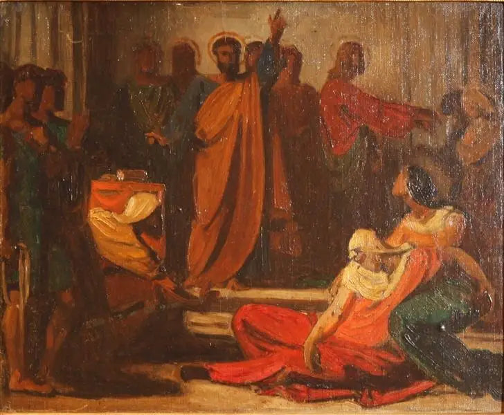 A Morte de Safira - Léon Bonnat