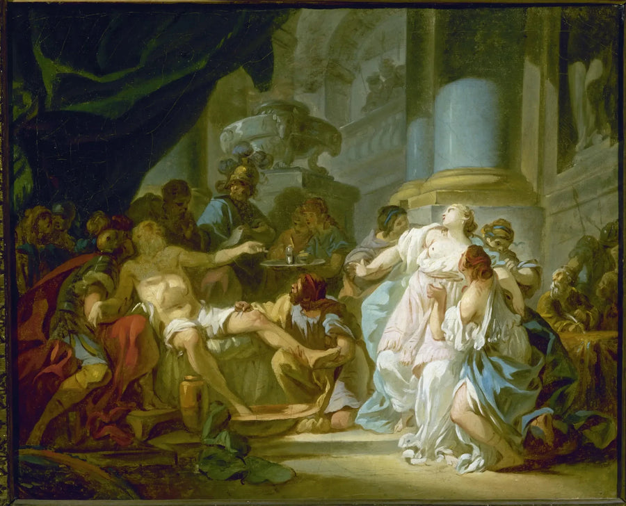 A Morte de Sêneca - Jacques-Louis David