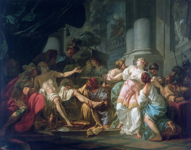 A Morte de Sêneca - Jacques-Louis David