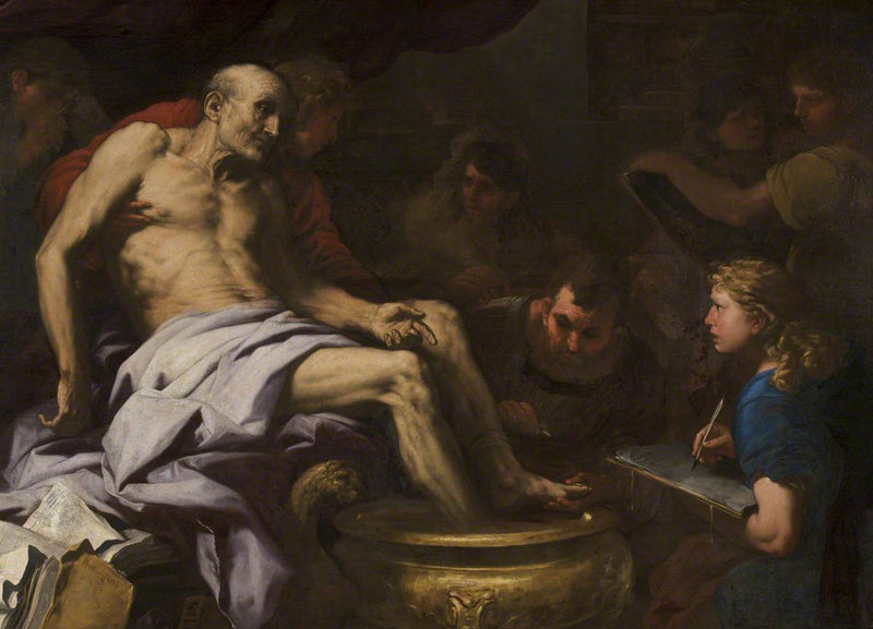 A morte de Sêneca - Luca Giordano