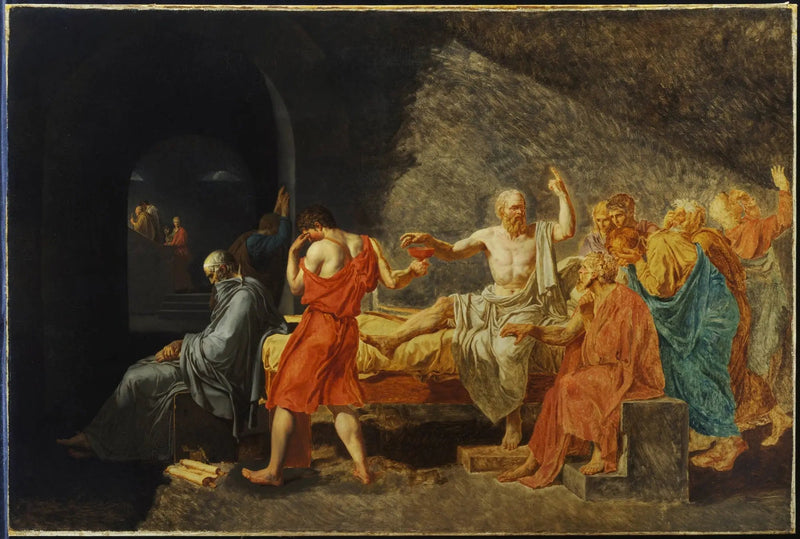 A morte de Sócrates - Jacques-Louis David
