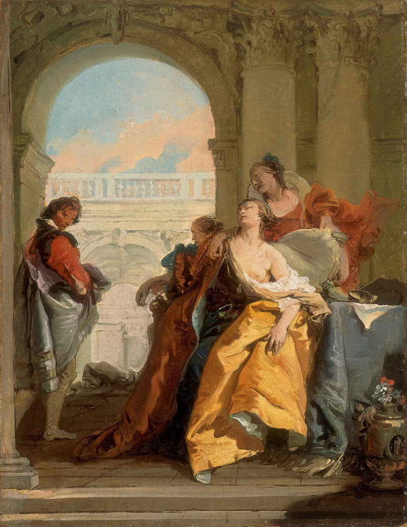 A morte de Sofonisba - Giovanni Battista Tiepolo
