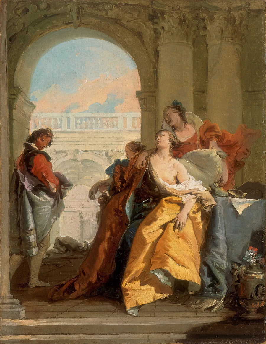 A morte de Sofonisba - Giovanni Battista Tiepolo