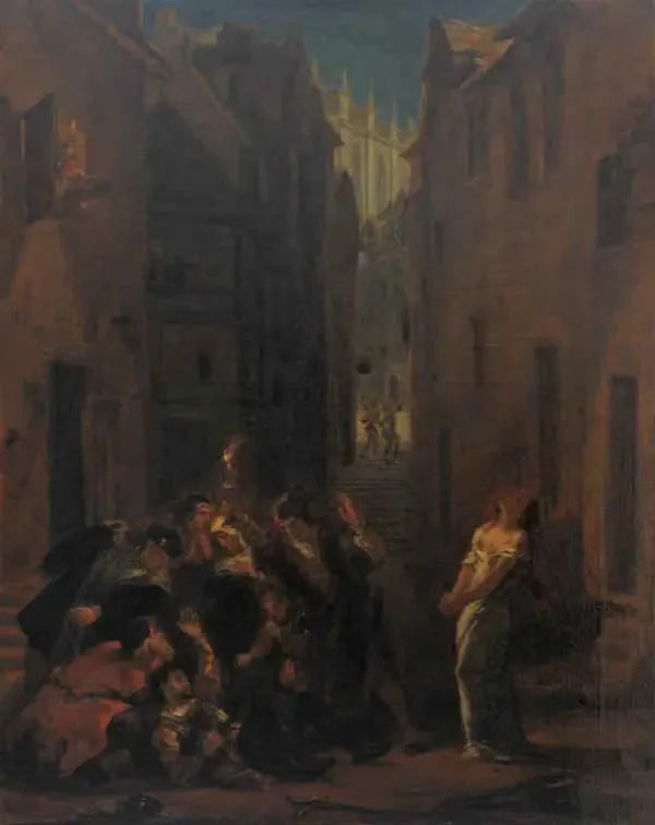 A morte de Valentim - Eugène Delacroix