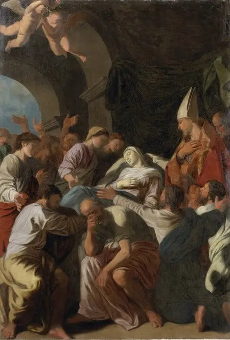 A Morte da Virgem - Nicolas Poussin