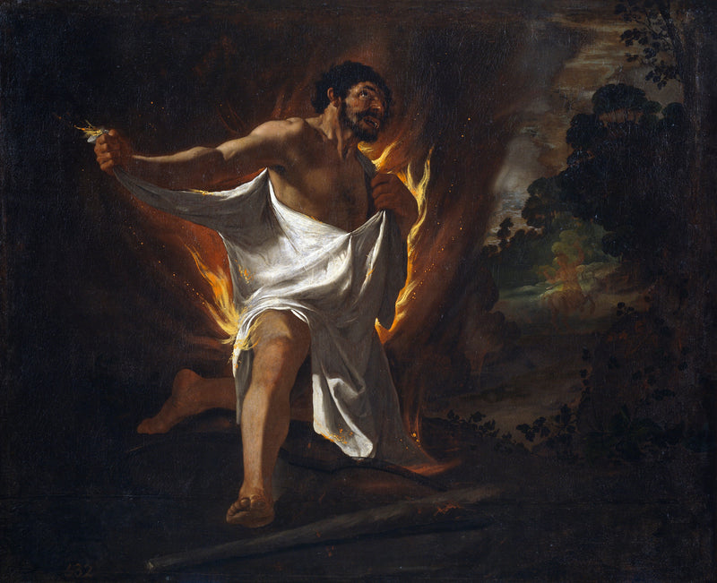 A morte de Hércules - Francisco de Zurbarán