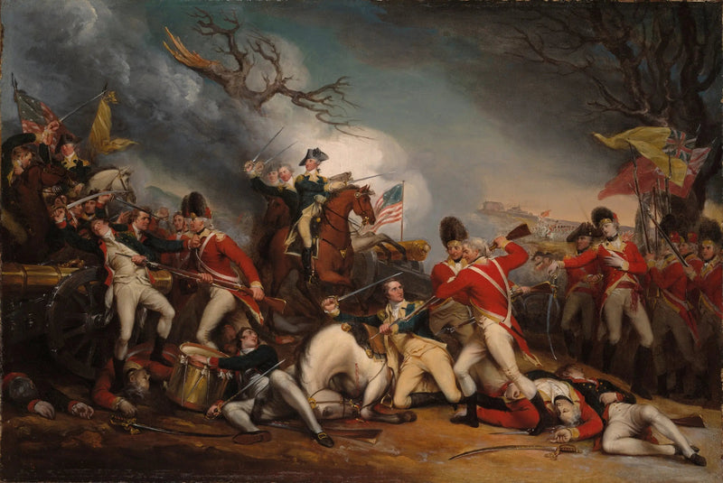 A morte do general Mercer na Batalha de Princeton, em 3 de janeiro de 1777 - John Trumbull