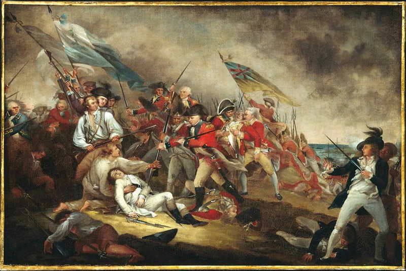 A morte do general Warren na Batalha de Bunker's Hill, em 17 de junho de 1775 - John Trumbull