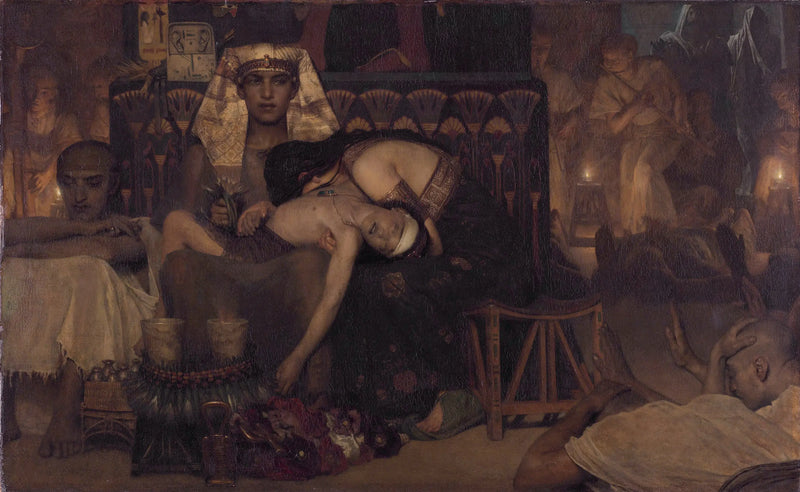A Morte do Primogênito do Faraó - Lawrence Alma-Tadema