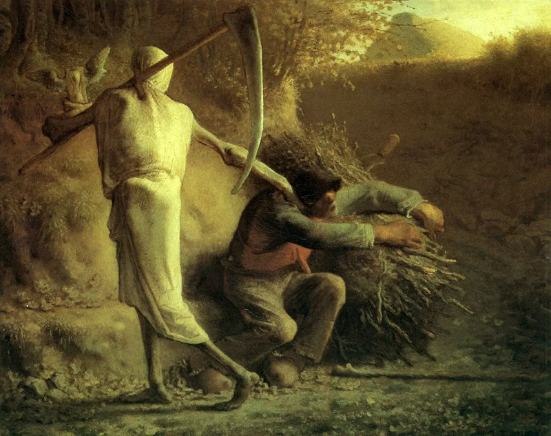 A Morte e o Lenhador - Jean-François Millet