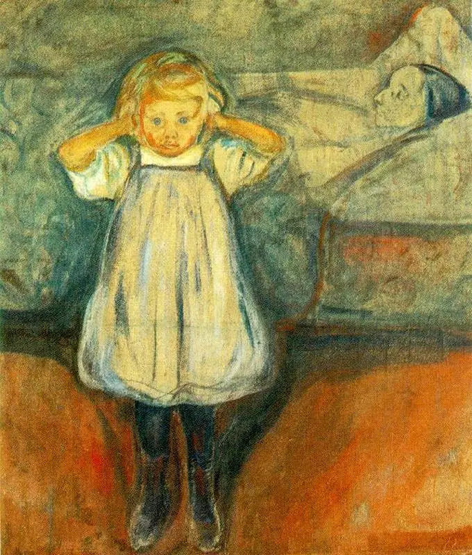A Morte e a Criança - Edvard Munch