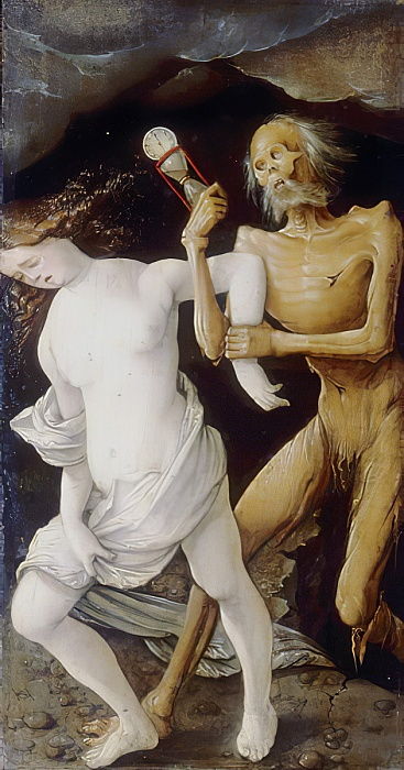 A morte persegue uma jovem - Hans Baldung Grien