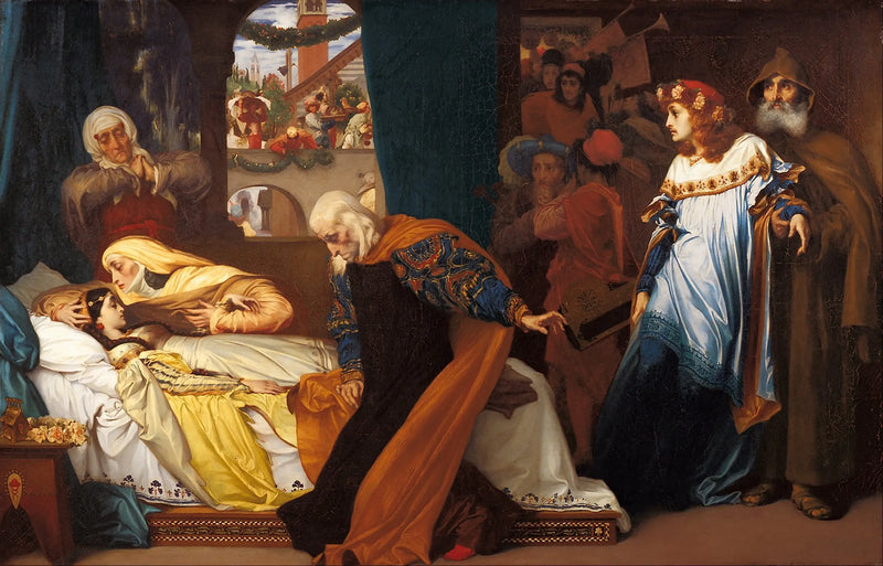 A morte simulada de Juliette - Frederic Leighton