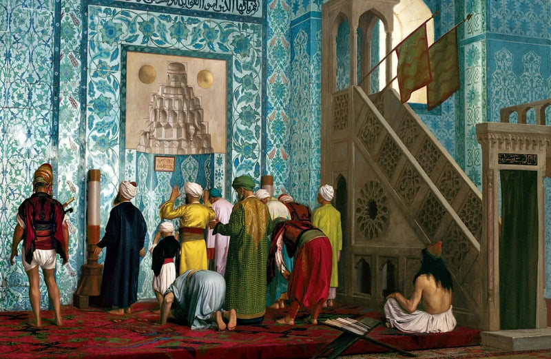 A mesquita azul - Jean-Léon Gérôme