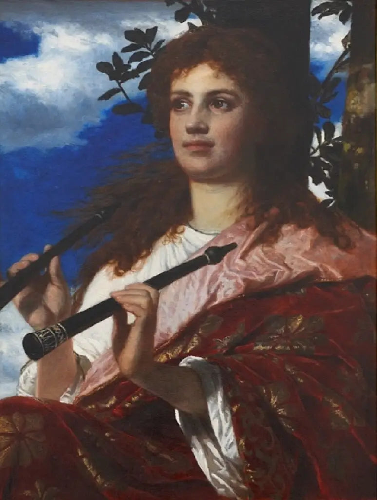 A musa de Anacreon - Arnold Böcklin