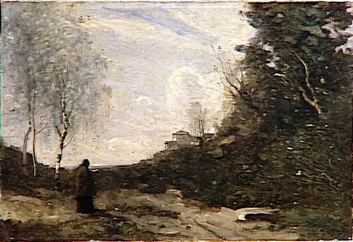 A Musa Rústica - Jean-Baptiste Camille Corot