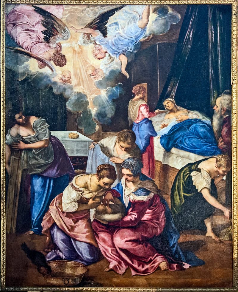 O nascimento de São João Batista - Jacopo Tintoretto