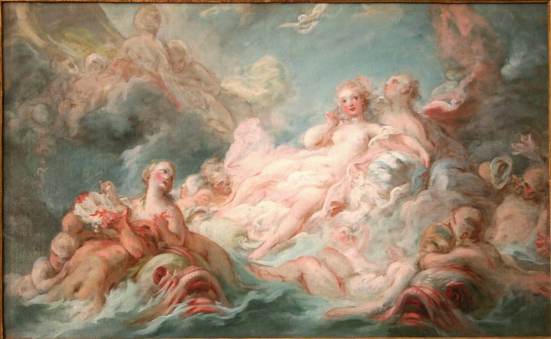 O Nascimento de Vênus - Jean-Honoré Fragonard