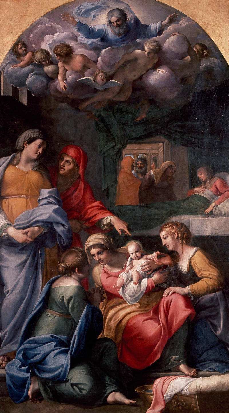 A Nascimento da Virgem - Annibale Carracci