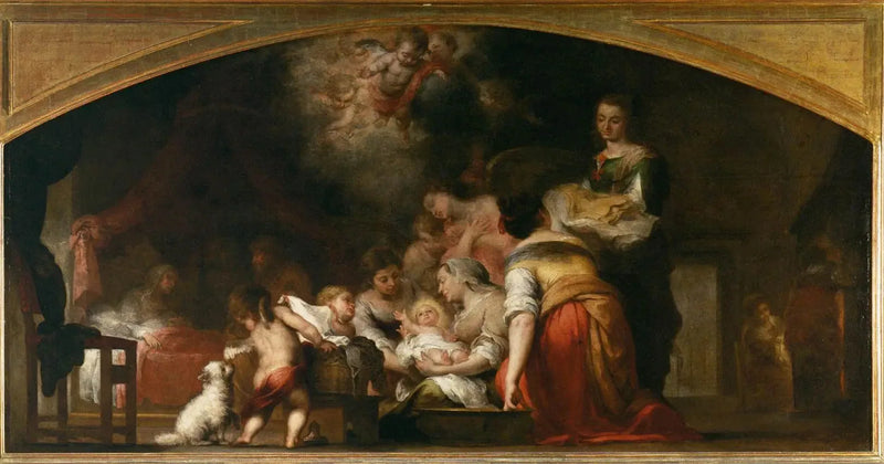 O Nascimento da Virgem - Bartolomé Esteban Murillo