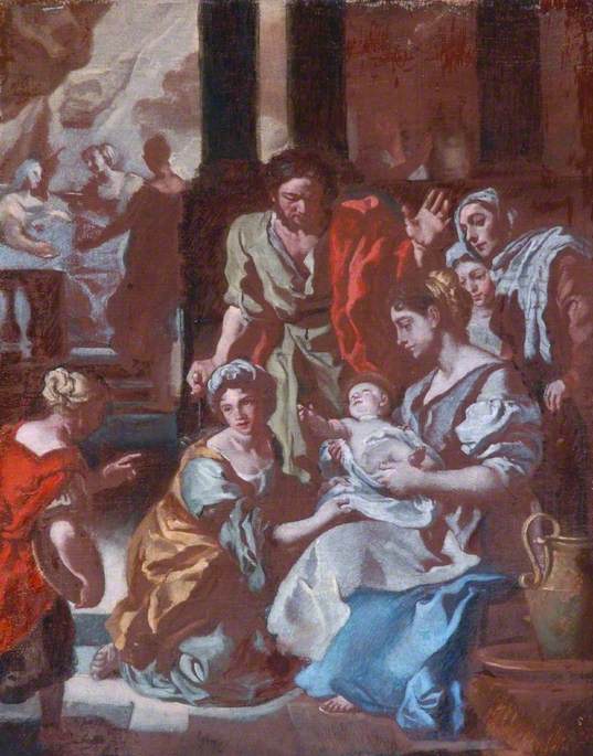 A Nascimento da Virgem - Francesco Solimena
