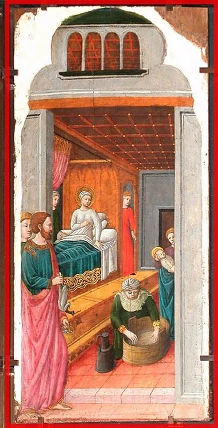 A Nascimento da Virgem - Giovanni Francesco da Rimini