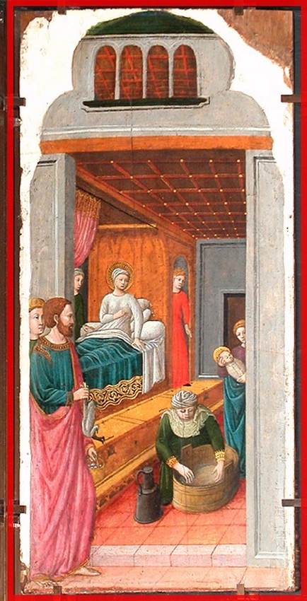 A Nascimento da Virgem - Giovanni Francesco da Rimini