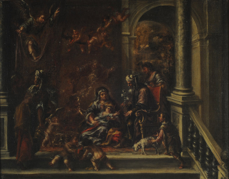 O nascimento da Virgem - Juan de Valdés Leal