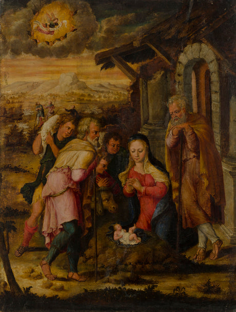 O nascimento de Cristo - Joos van Cleve